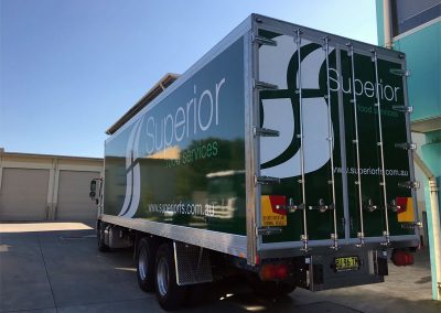 Custom refrigerated truck body